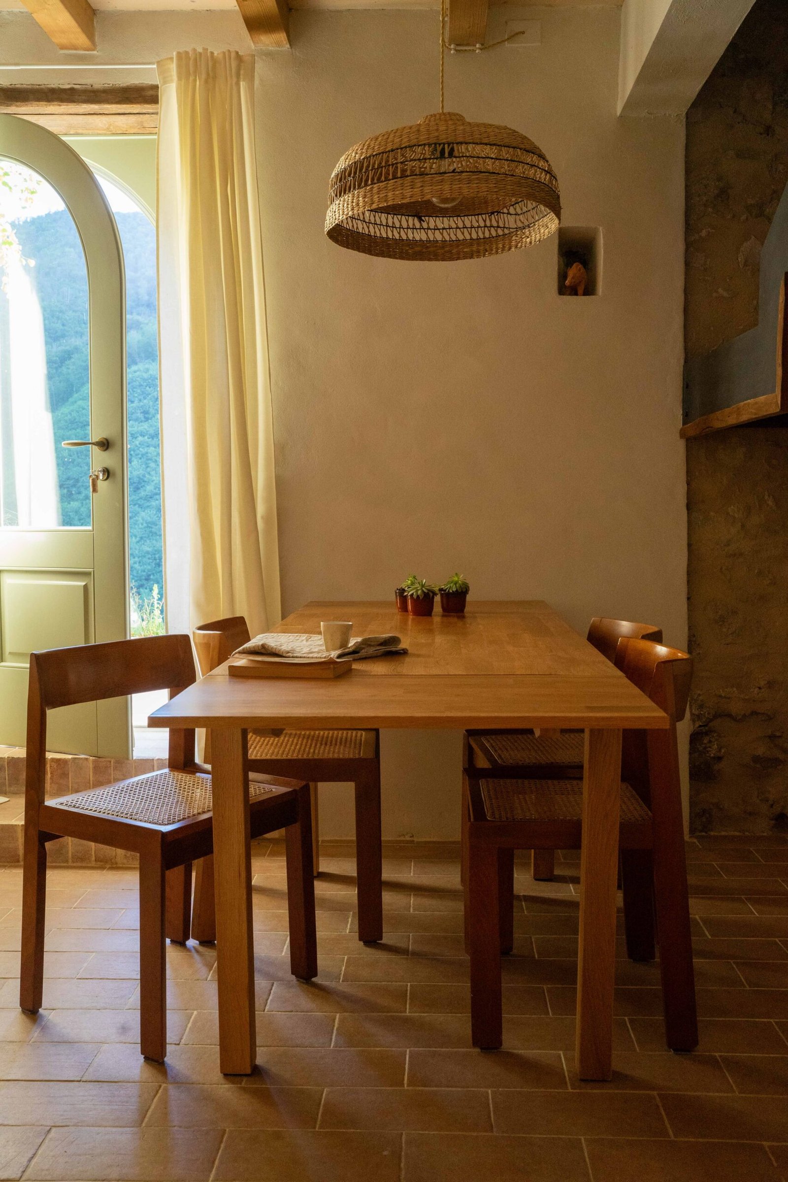 Indoors dining area