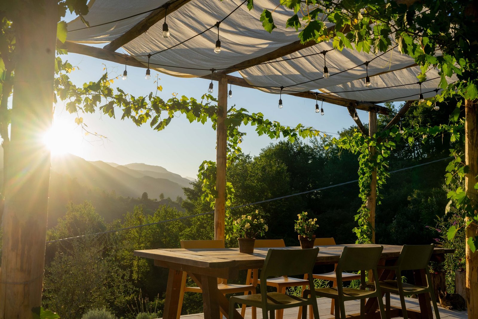 The view from the pergola at Campodaglia