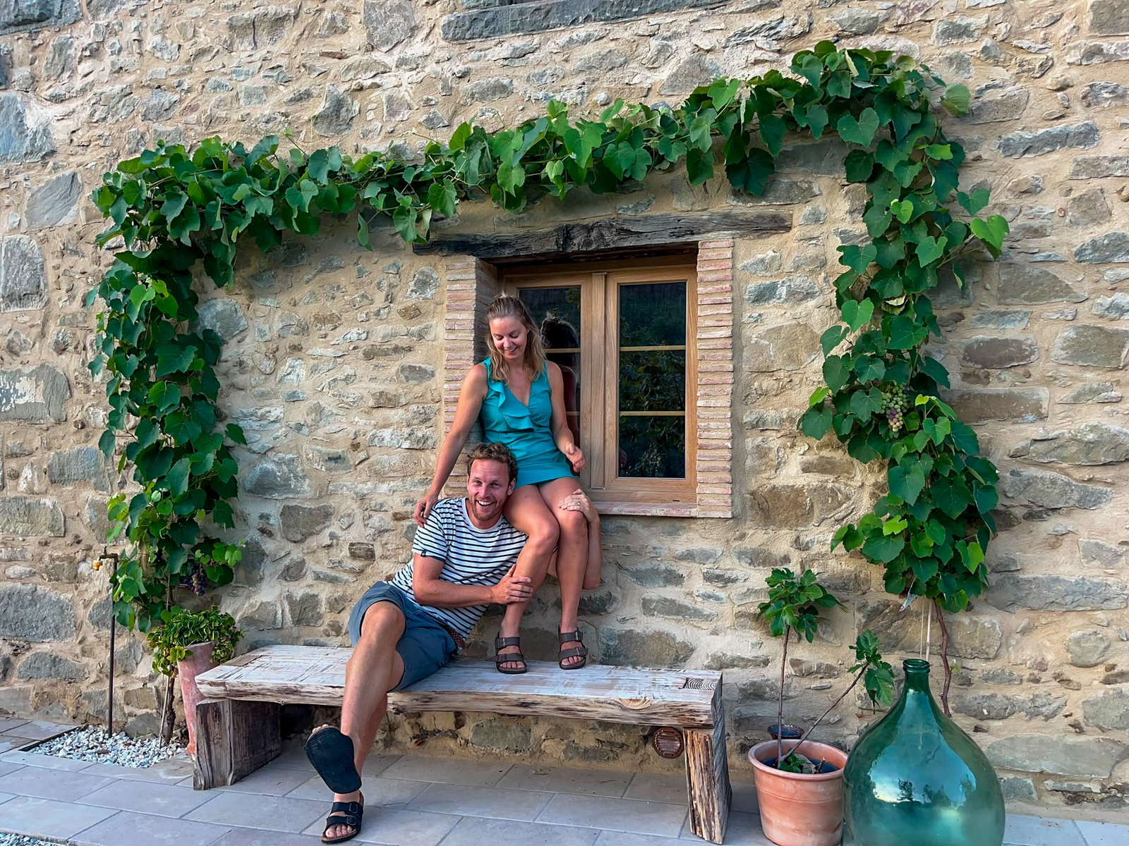 Stefanie and Dirk at Campodaglia